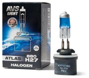 Лампа галогенная AVS ATLAS BOX /5000К/ H27/880 12V.27W (1 шт.)