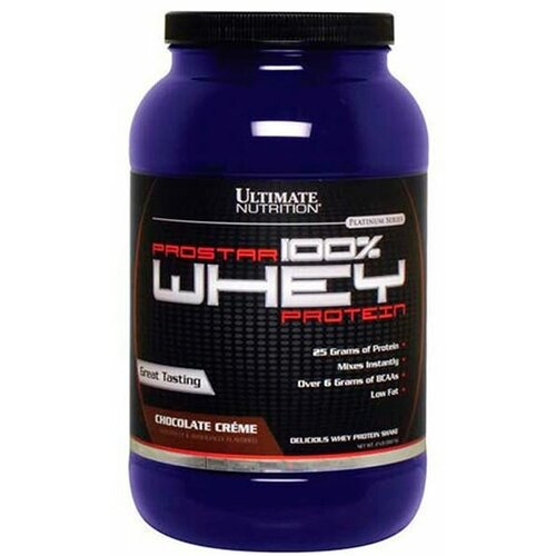 Ultimate Nutrition, Prostar 100% Whey Protein 2lb (907 г) (Peanut Butter & Jelly) ultimate nutrition prostar 100% whey protein 2 27 2 39 кг манго