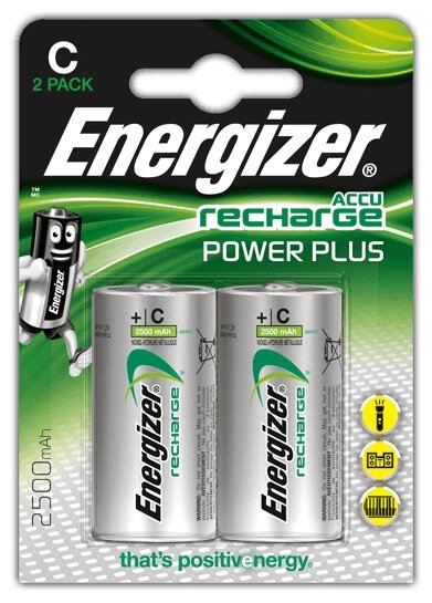 Energizer Аккумулятор Energizer C HR14 2500mAh 2шт