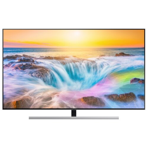 фото Телевизор qled samsung qe75q80rau 74.5" (2019) серебристый