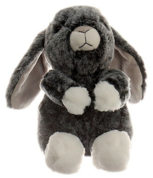 Мягкая игрушка «Кролик», цвет серый