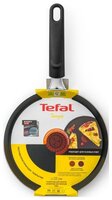 Сковорода блинная Tefal Tempo 04171522 22 см, коричневый/черный