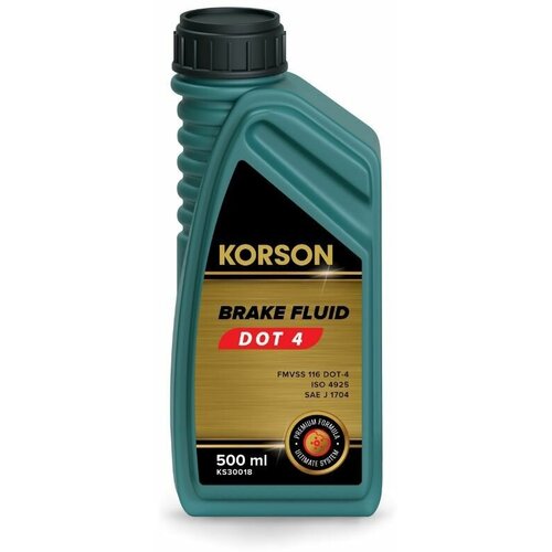 KORSON / ks30018 / DOT-4 Жидкость тормозная 0.5л