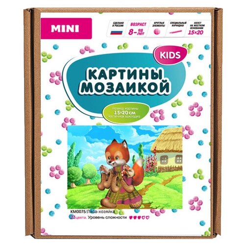 Molly Набор алмазной вышивки Лиса-хозяйка (KM0075) 15х20 см