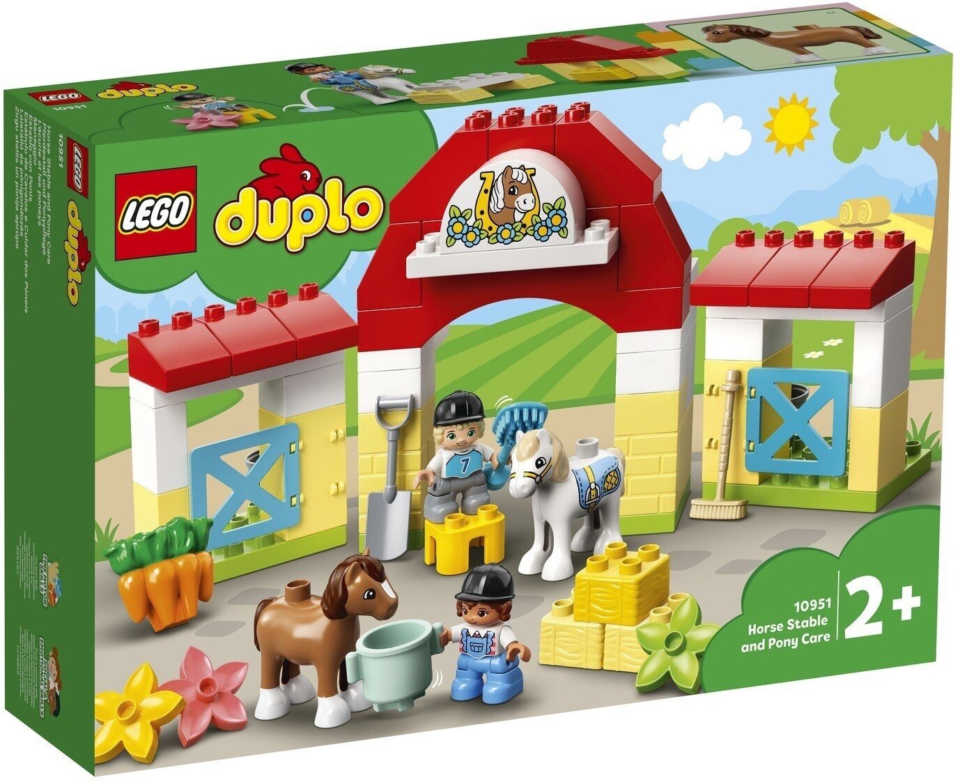 Конструктор LEGO DUPLO 10951 Конюшня для лошади и пони