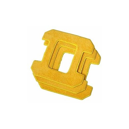 Комплект салфеток из микрофибры для мойщиков окон Hobot 268/288/298 (3 шт.) желтые для влажной очистки