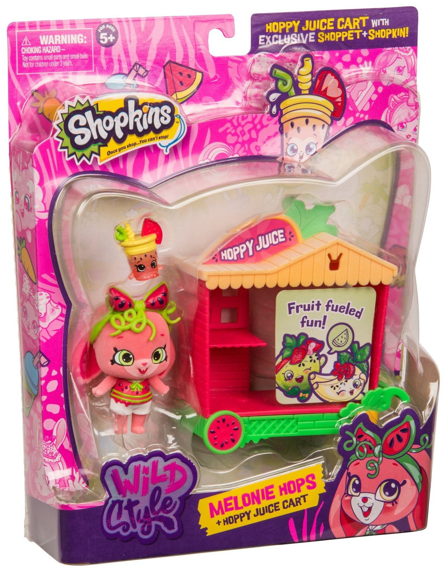 Игровой набор Shopkins Фруктовая тележка 8 см - фото №2