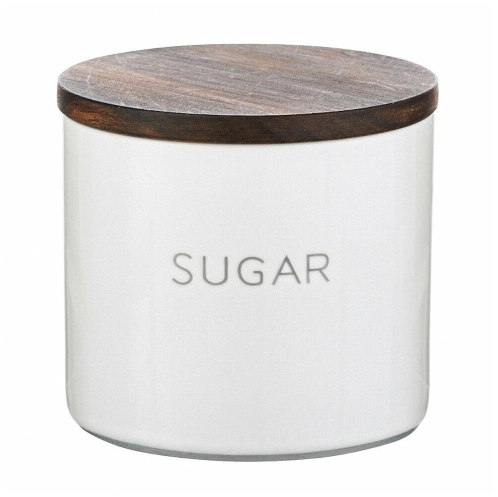 Контейнер для хранения сахара Smart Solutions CR1085SU 0,4 л с деревянной крышкой