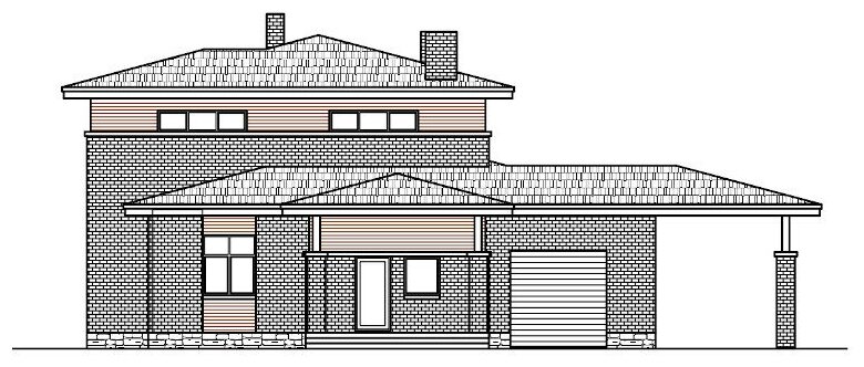 Проект кирпичного дома Catalog-Plans-46-04K1L (218,65кв.м, 15,97x15,97м, кирпич 380) - фотография № 9