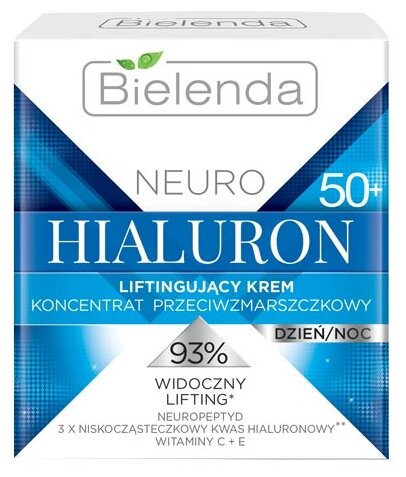 Крем-концентрат Bielenda Neuro Hialuron подтягивающий 50+, 50 мл