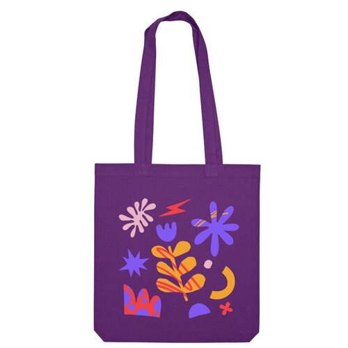 фото Сумка шоппер us basic, фиолетовый