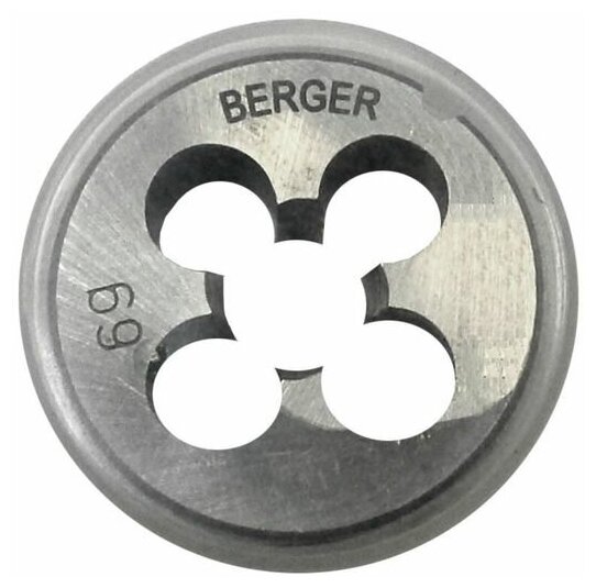 Плашка метрическая BERGER, М8х1,25 мм