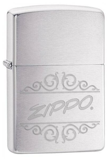 Зажигалка ZIPPO "200 ZIPPO" Brushed Chrome - фотография № 1