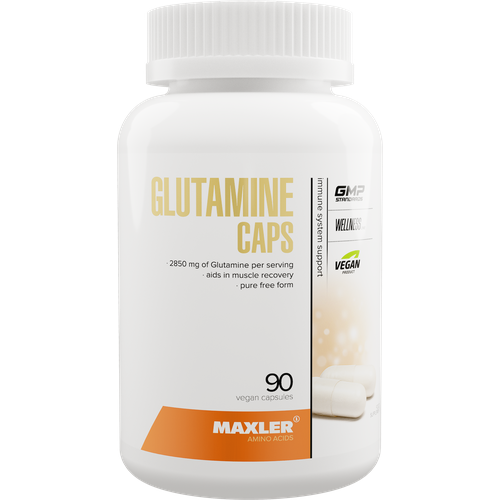 Maxler Glutamine Caps, нейтральный аминокислота l glutamine 300 г