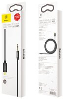 Кабель Baseus USB Type-C - mini jack 3.5 mm (M01) 1.2 м черный