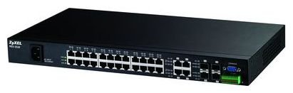 ZyXEL MES-3528 Управляемый 24-порт.коммутатор L2+ Metro Fast Ethernet с 4 портами Gigabit Ethernet