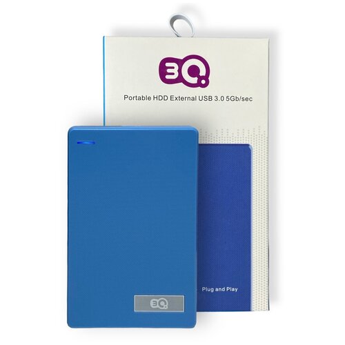 Внешний HDD 3Q Mash M275H Portable HDD External 500 ГБ синий