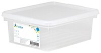 FunBox Ящик для хранения 3 л Basic 24.6х19.6х9.1 см белый/прозрачный