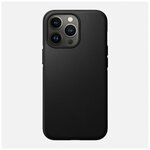 Кожаный чехол Nomad Modern Leather Case MagSafe для iPhone 13 Pro Max черный (Black) - изображение