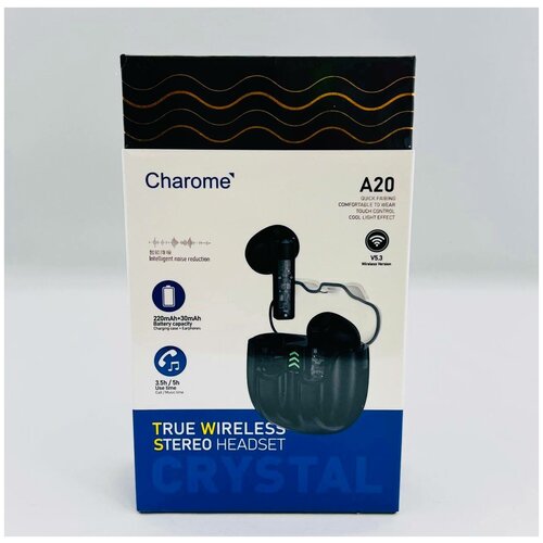 Беспроводные наушники TWS Charome A20 черный 149000₽