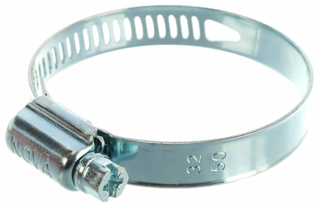 Хомут обжимной цинк 32х50 (2 шт) - хомут Tech-Krep 136944 - фото №3
