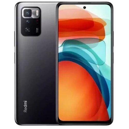 смартфон xiaomi redmi note 10 5g 6 128 гб cn dual nano sim ночная синева Смартфон Xiaomi Redmi Note 10 Pro CN 6/128 ГБ, Dual nano SIM, серый оникс