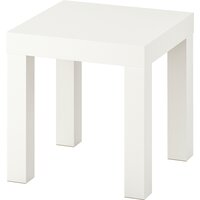 Столик лакк икеа (LACK IKEA), журнальный столик, 35х35 см, белый