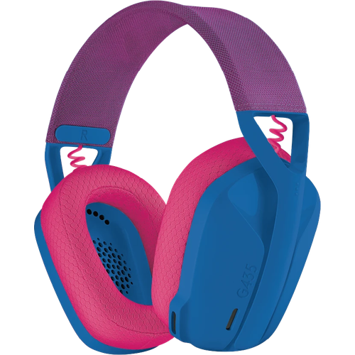 Гарнитура/ Logitech Headset G435 LIGHTSPEED Wireless Gaming BLUE - Retail 981-001065