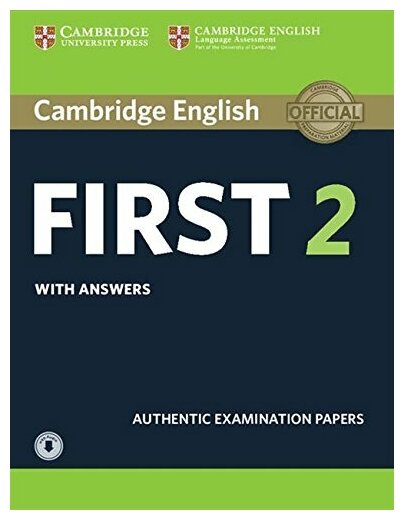 Книга C Eng First 2 (SB +ans +Dx2) - фото №1