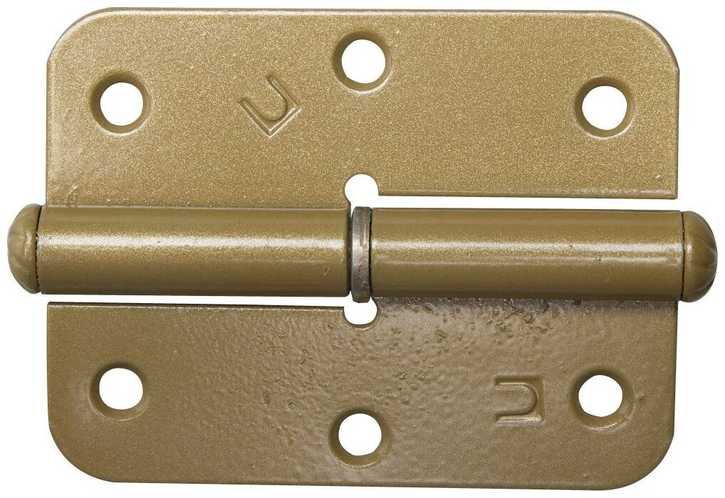 ПН-85 85x41х2.5 мм правая цвет золотой металлик карточная петля (37643-85R)