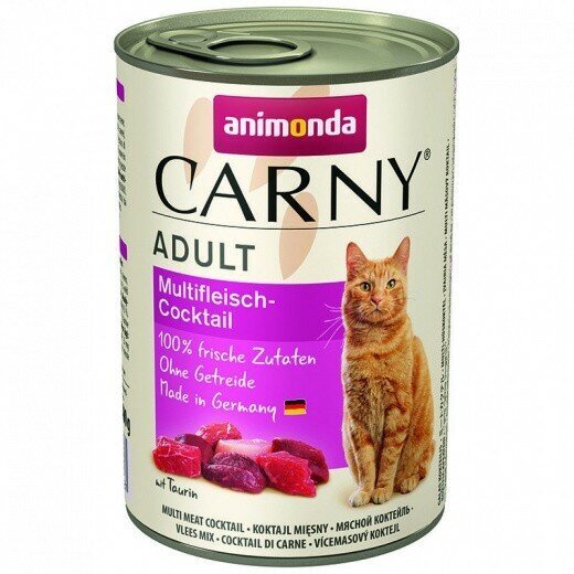Animonda Carny, беззерновой для кошек , с мясным ассорти 6 шт. х 400 г (паштет) - фотография № 6