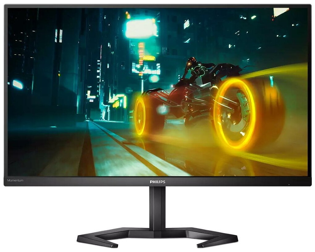 Монитор 27" PHILIPS 27M1N3200VA/00 Black с поворотом экрана (VA, 1920x1080, 165Hz, 1 ms, 178°/178°, 250 cd/m, Мега DCR