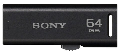 Флешка Sony USM*R 64 ГБ, черный