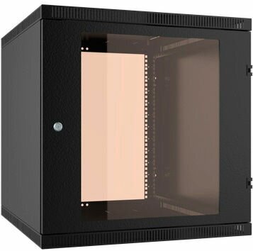 Шкаф коммутационный NT WALLBOX LIGHT 12-66 B (176975) настенный 12U 600x650мм пер. дв. стекл несъемн. б
