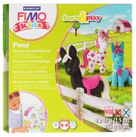 Полимерная глина FIMO kids form&play Детский набор Пони (8034 08 LZ)