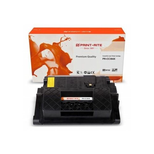 print rite картридж лазерный print rite tfh899bpu1j1 pr ce285a ce285a черный 1600стр для hp lj p1102 p1102w Тонер-картридж Print-Rite TFHA1KBPU1J CC364X черный (24000стр.) для HP LJ P4015/P4515