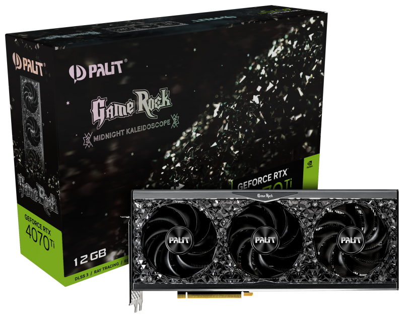 Видеокарта Palit GeForce RTX 4070 Ti GameRock 12G (NED407T019K9-1045G)