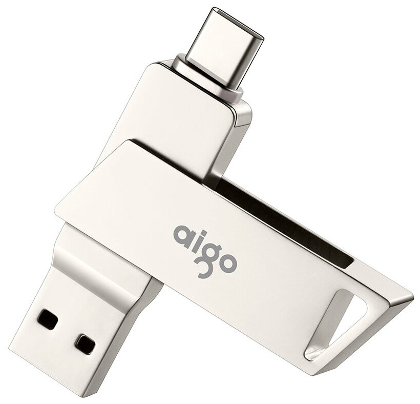 USB-Flash-накопитель Aigo Patriot Dual Interface Metal U Disk Type-C-USB 32GB (U350)