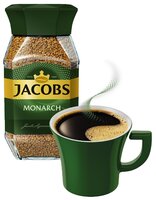 Кофе растворимый Jacobs Monarch, стеклянная банка 95 г