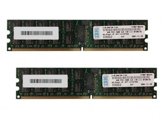 Модуль памяти 8Gb IBM PC2-5300 DDR2 Sdram 41Y2768 .