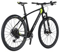 Горный (MTB) велосипед Author Magnum 29 (2019) carbon/yellow neon 17.5" (требует финальной сборки)