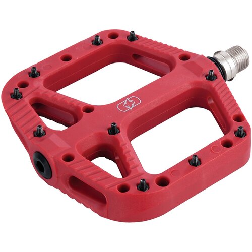 Педали платформенные OXFORD Loam 20 Nylon Flat, red педали oxford 2023 loam 20 nylon flat pedals red