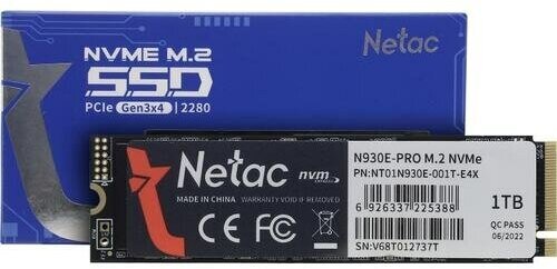 Твердотельный накопитель Netac N930E PRO 1 ТБ M2 NT01N930E-001T-E4X