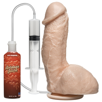 Doc Johnson Фаллоимитатор ПВХ The Amazing Squirting Realistic Cock 18,8 см, 0274-00-BX, vanilla, 18.8 см, M