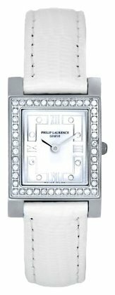 Наручные часы Philip Laurence Basic PL12702ST-42P, белый, серебряный