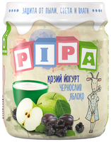 Пюре PIPA козий йогурт, чернослив, яблоко (с 6 месяцев) 100 г, 1 шт