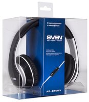 Наушники SVEN AP-940MV черный/белый