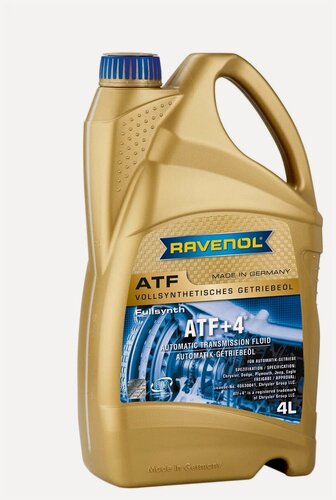 Изображение товара Трансмиссионное масло RAVENOL ATF+4 Fluid (4л) new