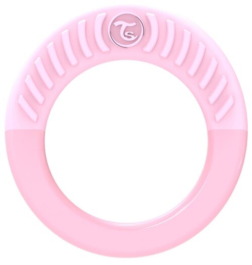 Прорезыватель Twistshake Teething Ring 1+M, light pink