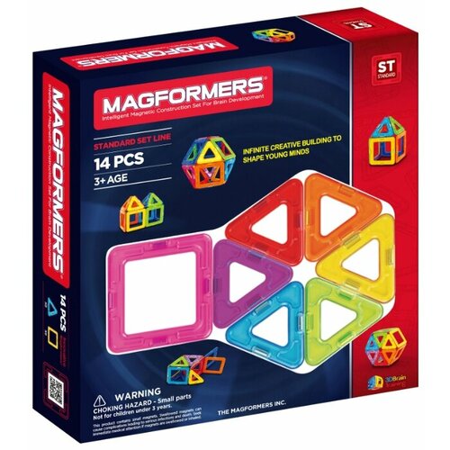 Конструктор MAGFORMERS Standart 701003 (63069) -14, 14 дет.